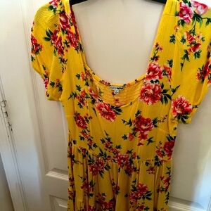 Floral Yellow Dress